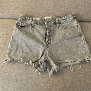 Grey Jean Shorts